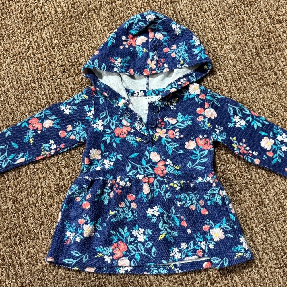 Carter’s Floral Jacket Size 12M